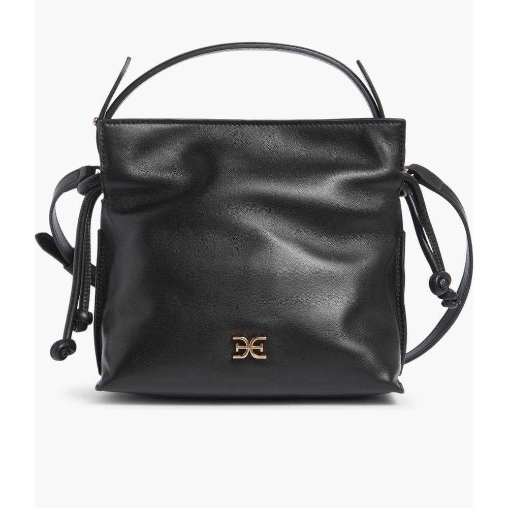 Sam Edelman Black Mini Bag with Gold Accent